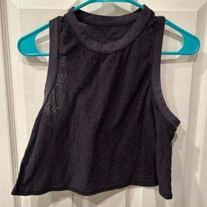 Lululemon Black Crop Top